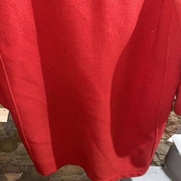 Gloverall Men’s Duffle Coat Toggle Virgin Wool Boiled Wool 42 Red Inside Plaid - Picture 14 of 16